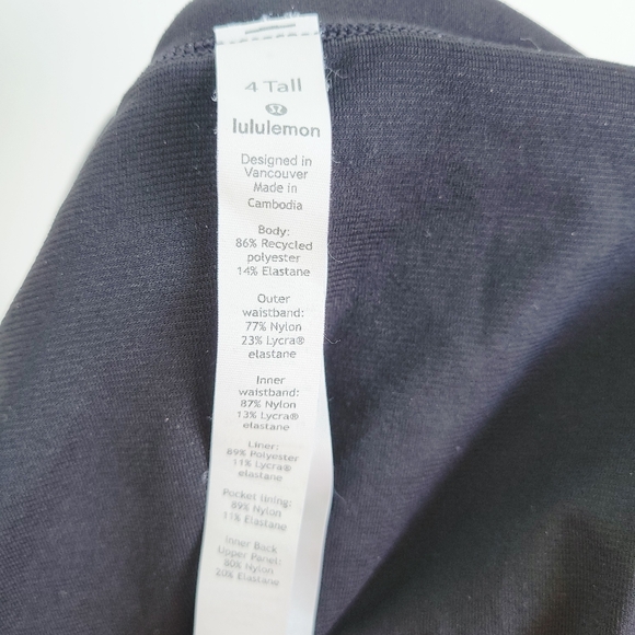 Lululemon Speed Up Short Long 4" Floral Shift Blue Multi Black Tall Size 4 - Picture 12 of 16